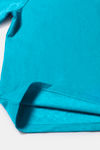 Zivame Fleece Marl Knit Cotton Hoodie With Soft Brushed Back - Enamel Blue — thumbnail 6